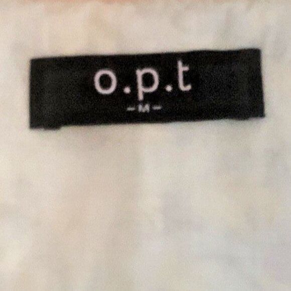 OPT Kate Dress Womens Size M Cotton Floral Midi Ruffle Neckline Garden Girl - Picture 5 of 15